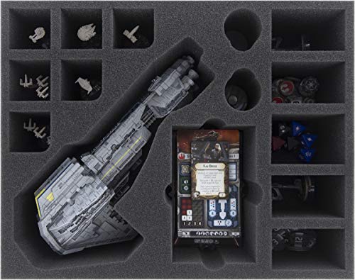 Feldherr Storage Box FSLB150 Compatible con la Armada de Star Wars: Nadiri-Starhawk + Escuadrones