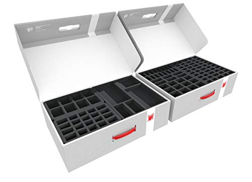 Feldherr Transporter with 2 Storage Boxes Compatible with More Than 540 Zombicide Figures and Accessories