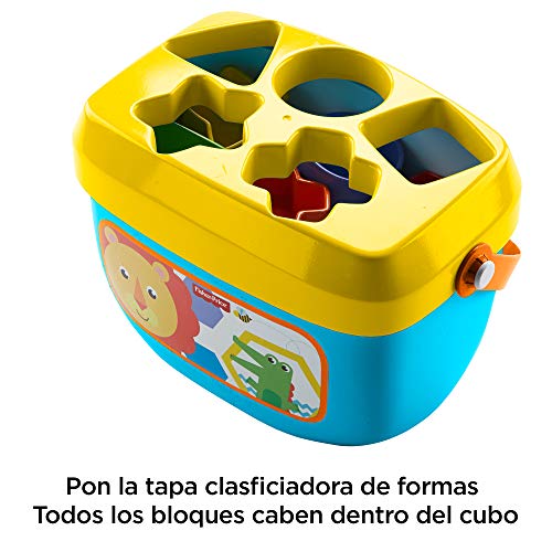 Fisher-Price - Bloques Infantiles, Juguete Bloques Construcción para Bebé +6 Meses (Mattel FFC84) , color/modelo surtido