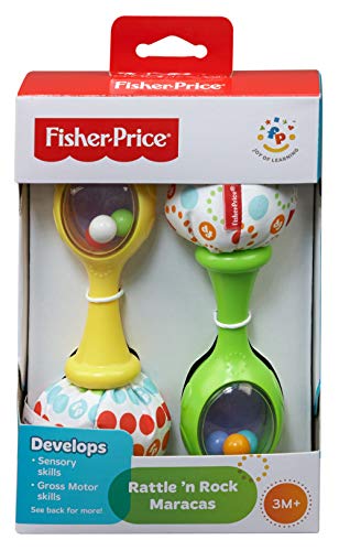 Fisher-Price - Maracas musicales - juguetes bebe - (Mattel BLT33)