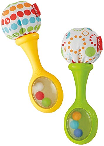 Fisher-Price - Maracas musicales - juguetes bebe - (Mattel BLT33)