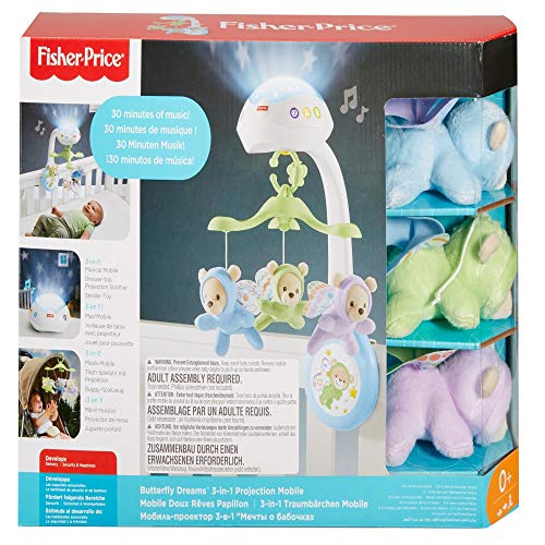Fisher-Price - Móvil con ositos - juguetes bebe - (Mattel CDN41)