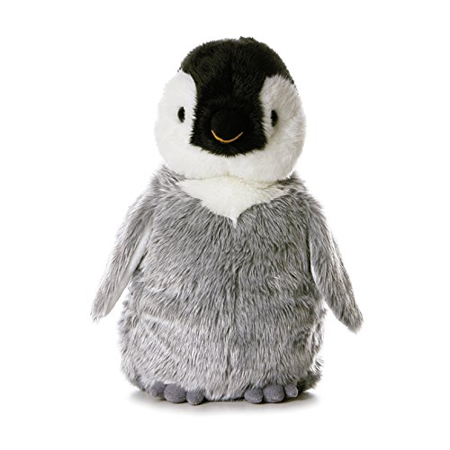 Flopsies - Pingüino de Peluche, 31 cm, Color Gris, Blanco y Negro (Aurora World 13232)