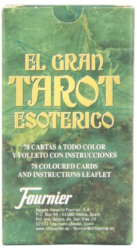 Fournier Esotérico Baraja de Cartas de Tarot, Color Verde (F21816)