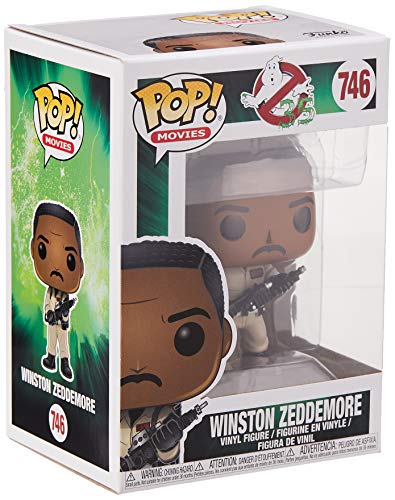Funko- Pop Vinilo: Ghostbusters: Winston Zeddemore Figura Coleccionable, Multicolor, Estándar (39337)