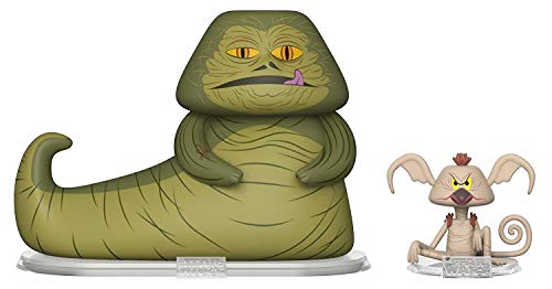 Funko Vynl Hutt & Salacious Figuras de Vinilo Star Wars Jabba The Hutt + Salacious Crumb, Multicolor (31850)