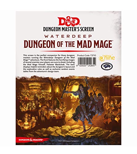 Gale Force Nine 73710 D&D Waterdeep Dungeon of The Mad Mage - Pantalla DM