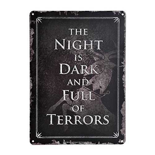 Game of Thrones- Chapa Metalica Night IS Dark (E1048151)
