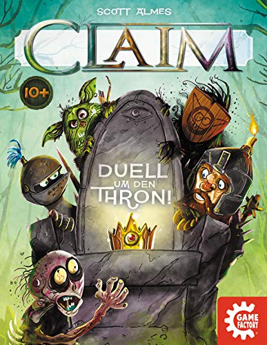 GAMEFACTORY- Claim, Das Duell um den Thron, Cartas, Juego de Puntadas, para 2 Jugadores, Color (Game Factory 646222)