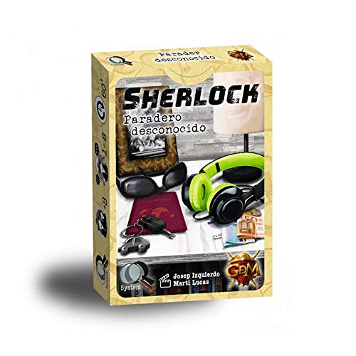 GDM Games- Sherlock: paradero Desconocido, Color Amarillo (GDM32)