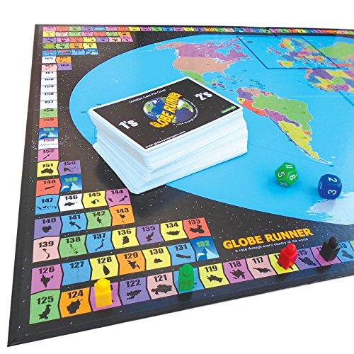GLOBE RUNNER - A race through every country of the world Board Game