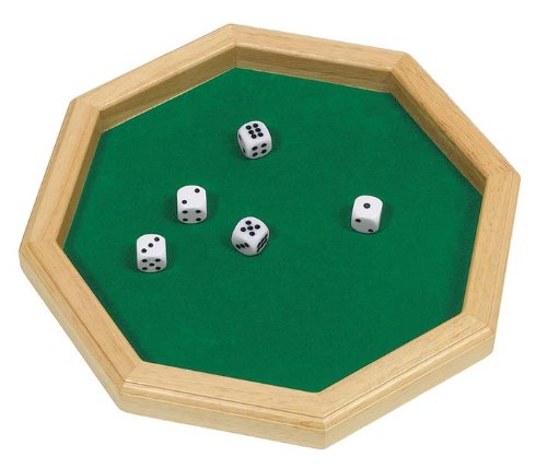Goki-56954 Juegos de acción y reflejosJuegos educativosGOKICubilete, Color marrón, verde (4013594569545) , color/modelo surtido