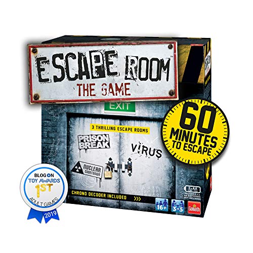 Goliath Games IG40643 Escape Room The 3 Pack Juego Familiar para 16+, Multi