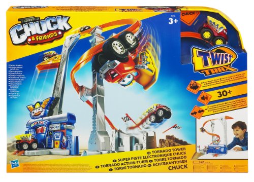 Hasbro 53573148 Chuck y Sus Amigos - Torre Tornado con Coche