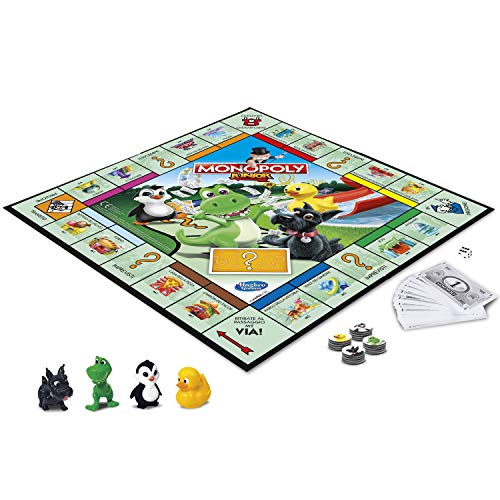 Hasbro Gaming Monopoly – Junior, edición para niños, Versión italiana