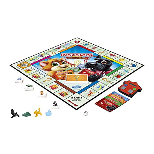 Hasbro Monopoly Junior Electronic Banking Niños Simulación económica - Juego de Tablero (Simulación económica, Niños, Niño/niña, 5 año(s), AAA, 1,5 V)