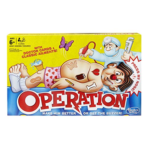 Hasbro - Operación (Juego de Mesa) (versión en inglés)