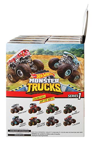 Hot Wheels Monster Truck Modelo Surtido Sorpresa, Coches de Juguete y Choque Sorpresa (Mattel GPB72)