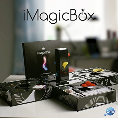 iMagicBox-41197 Caja con Diferentes Juegos de Magia, con Acceso a, Color Negro, Sin Talla (Cife Spain 41197)