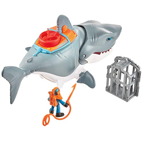 Imaginext - DC Super Friends Batman Tiburón Megamandíbulas Juguetes niños +3 años (Mattel GKG77)