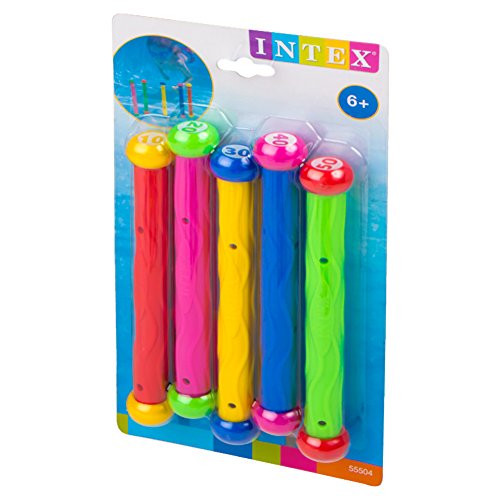 Intex 55504 - Conjunto juego acuático 5 sticks , color/modelo surtido