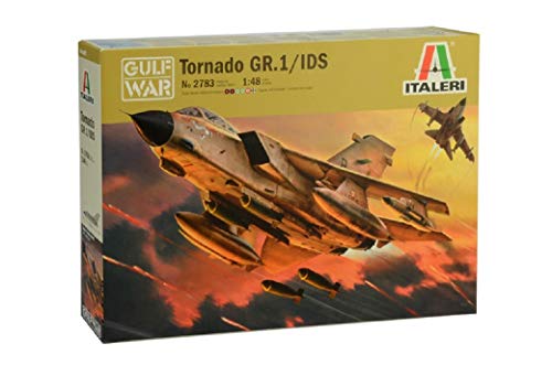 Italeri 2783S-Maqueta de Coche Tornado GR.1/IDs Gulf War (Escala 1:48), Color Plateado (2783S)