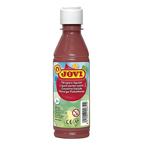 Jovi- Tempera liquida, Color marrón, 250 ml (50212)