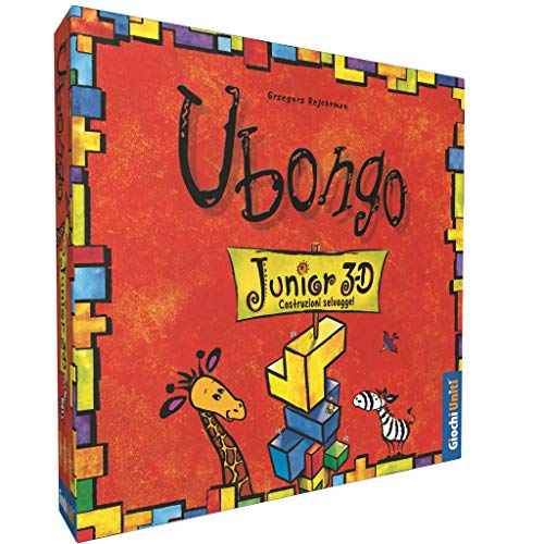 Juegos Unidos – ubongo: 3D Junior Un Grade Clásico del Juego German, Ahora para los más pequeños, Multicolor, 1 