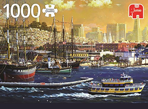 Jumbo-The Harbour of, USA pcs El Puerto de San Francisco, EE.UU, Puzzle de 1000 Piezas (618552)