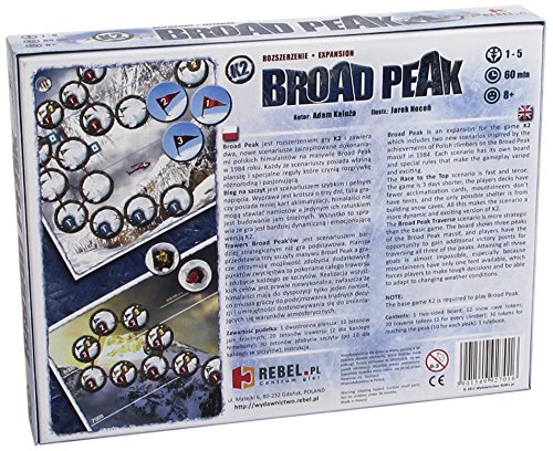 K2:  Broad Peak Expansion - Juego de Tablero (Portal Publishing POR008) (versión en inglés)