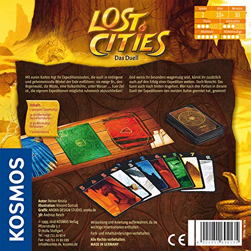 Kosmos-69413 Nein Lost Cities 2, Juego, Multicolor (694135)