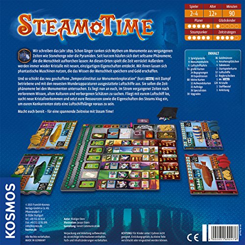 KOSMOS Steam Time - Juego de Tablero (Azul, Verde, Caja)