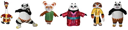 KUNG FU PANDA - Peluche personaje "Panda Po" (28cm en posición Kung Fu) de la película "KUNG FU PANDA 3" 2016 - Calidad Super Soft