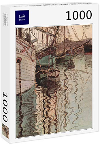 Lais Puzzle Egon Schiele - Veleros en el Agua de Las Olas (El Puerto de Trieste) 1000 Piezas