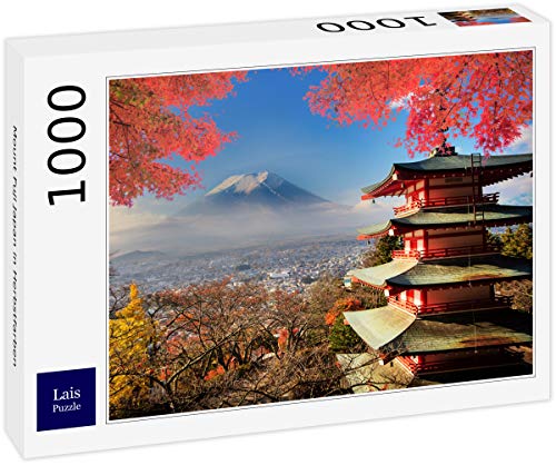 Lais Puzzle Monte Fuji Japón en Colores otoñales 1000 Piezas
