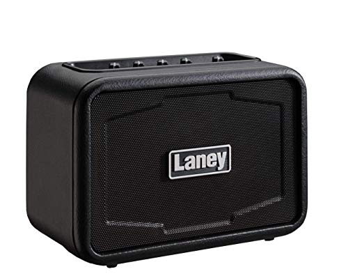 Laney MINI-ST Series - Stereo Battery Powered Guitar Amplifier with Smartphone Interface - 6W -Ironheart Edition, Negro