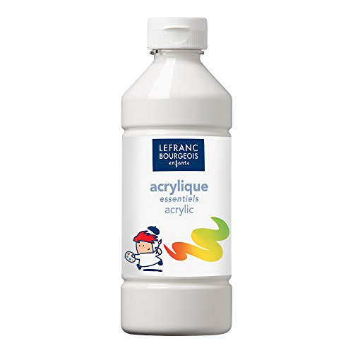 Lefranc & Bourgeois - Pintura acrílica líquida, 500 ml, Color Blanco