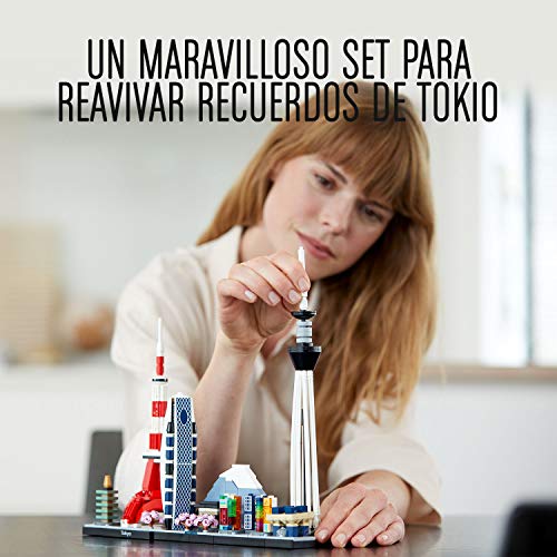 LEGO Architecture - Tokio, Maqueta para Montar el Skyline de la Ciudad Japonesa, Set de Construcción Coleccionable, Recomendado a Partir de 16 Años (21051)