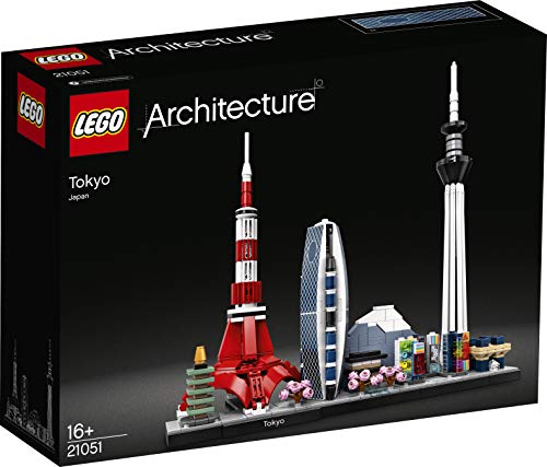 LEGO Architecture - Tokio, Maqueta para Montar el Skyline de la Ciudad Japonesa, Set de Construcción Coleccionable, Recomendado a Partir de 16 Años (21051)