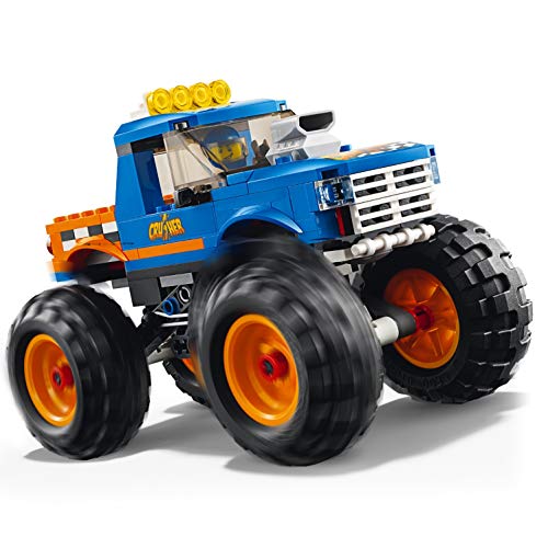 LEGO City Great Vehicles - Monster Truck, Juguete de Construcción Divertido de Camión Monstruo, Set de Coches para Niños y Niñas de 6 a 12 Años (60180)