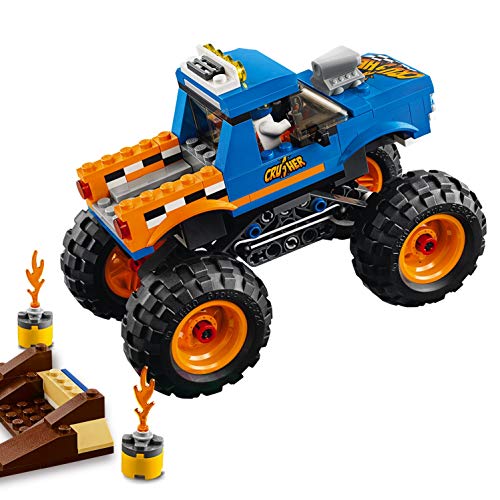 LEGO City Great Vehicles - Monster Truck, Juguete de Construcción Divertido de Camión Monstruo, Set de Coches para Niños y Niñas de 6 a 12 Años (60180)