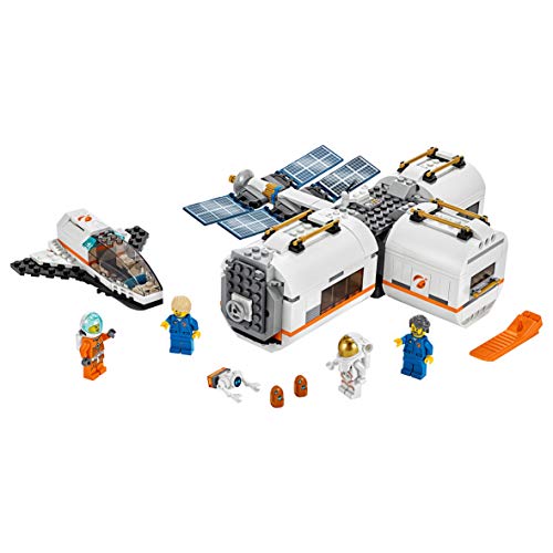 LEGO - City Space Port Estación Espacial Lunar Nuevo juguete de construcción inspirado en la NASA con Nave y Astronautas (60227)