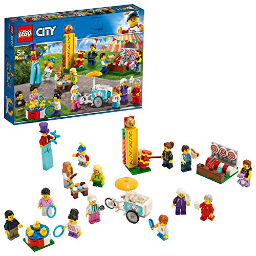 LEGO City Town - Pack de Minifiguras: Feria Juguete de construcción con Divertidos Personajes para Jugar, Novedad 2019 (60234)