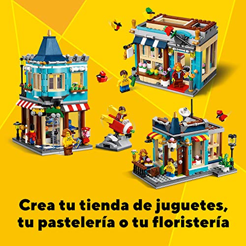 LEGO Creator - Tienda de Juguetes Clásica, Set de Construcción con Edificios de Juguete 3 en 1, Incluye Varias Minifiguras para Recrear Escenas Cotidianas (31105) , color/modelo surtido