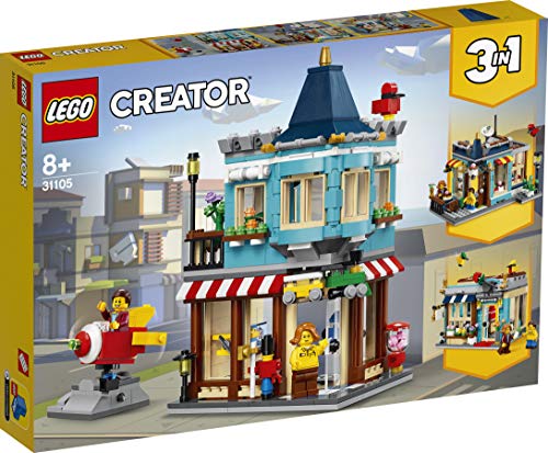 LEGO Creator - Tienda de Juguetes Clásica, Set de Construcción con Edificios de Juguete 3 en 1, Incluye Varias Minifiguras para Recrear Escenas Cotidianas (31105) , color/modelo surtido