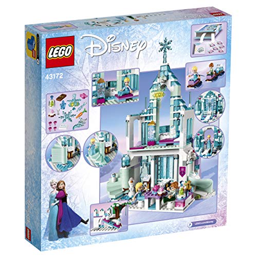 Lego Disney Princess 43172 Palacio mágico de hielo de Elsa, Juguete para construir, 6+