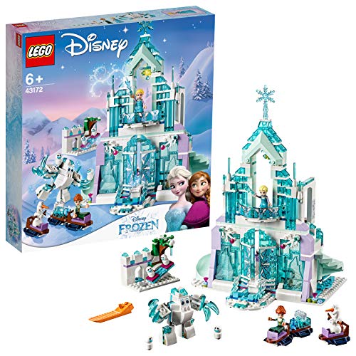 Lego Disney Princess 43172 Palacio mágico de hielo de Elsa, Juguete para construir, 6+