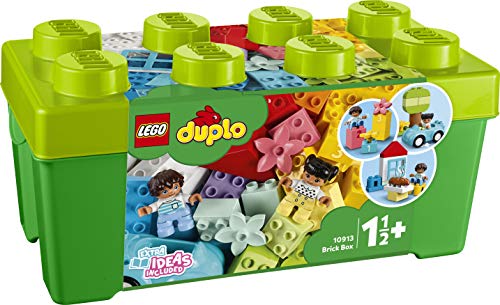 LEGO DUPLO Classic - Caja de Ladrillos, Juguete de Construcción Educativo, Incluye Bloques de Construcción de Colores y Caja de Almacenaje (10913) , color/modelo surtido