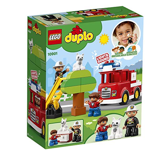 LEGO Duplo Town - Camión de Bomberos, Juguete de construcción de Aventura de Salvamento (10901)