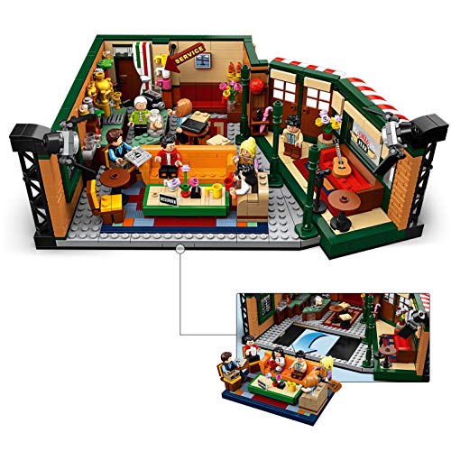 LEGO Ideas - Central Perk, set de construcción, set de la cafetería por el 25 aniversario de la serie, revive los mejores momentos junto a Ross, Rachel, Phoebe, Joey, Chandler y Mónica (21319)